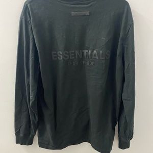 Essential (Fear of god) long sleeve black shirt